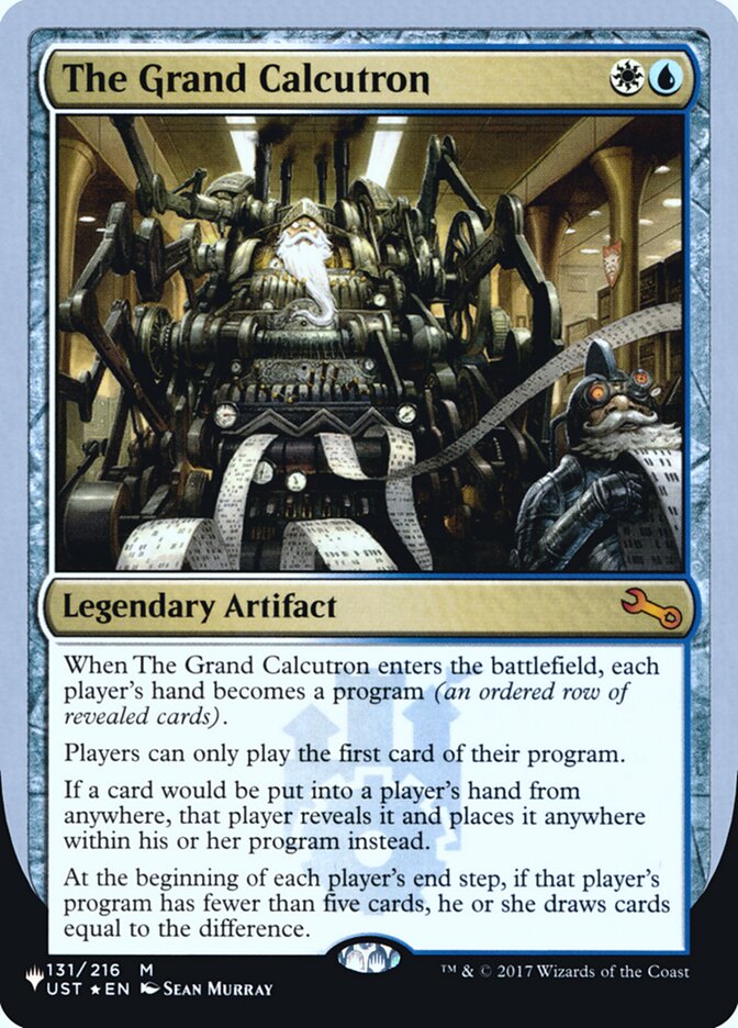 The Grand Calcutron (Unfinity Foil Edition) [The List] | I Want That Stuff Brandon