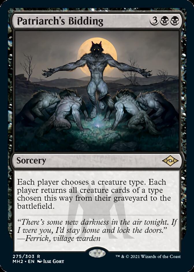 Patriarch's Bidding (Foil Etched) [Modern Horizons 2] | I Want That Stuff Brandon