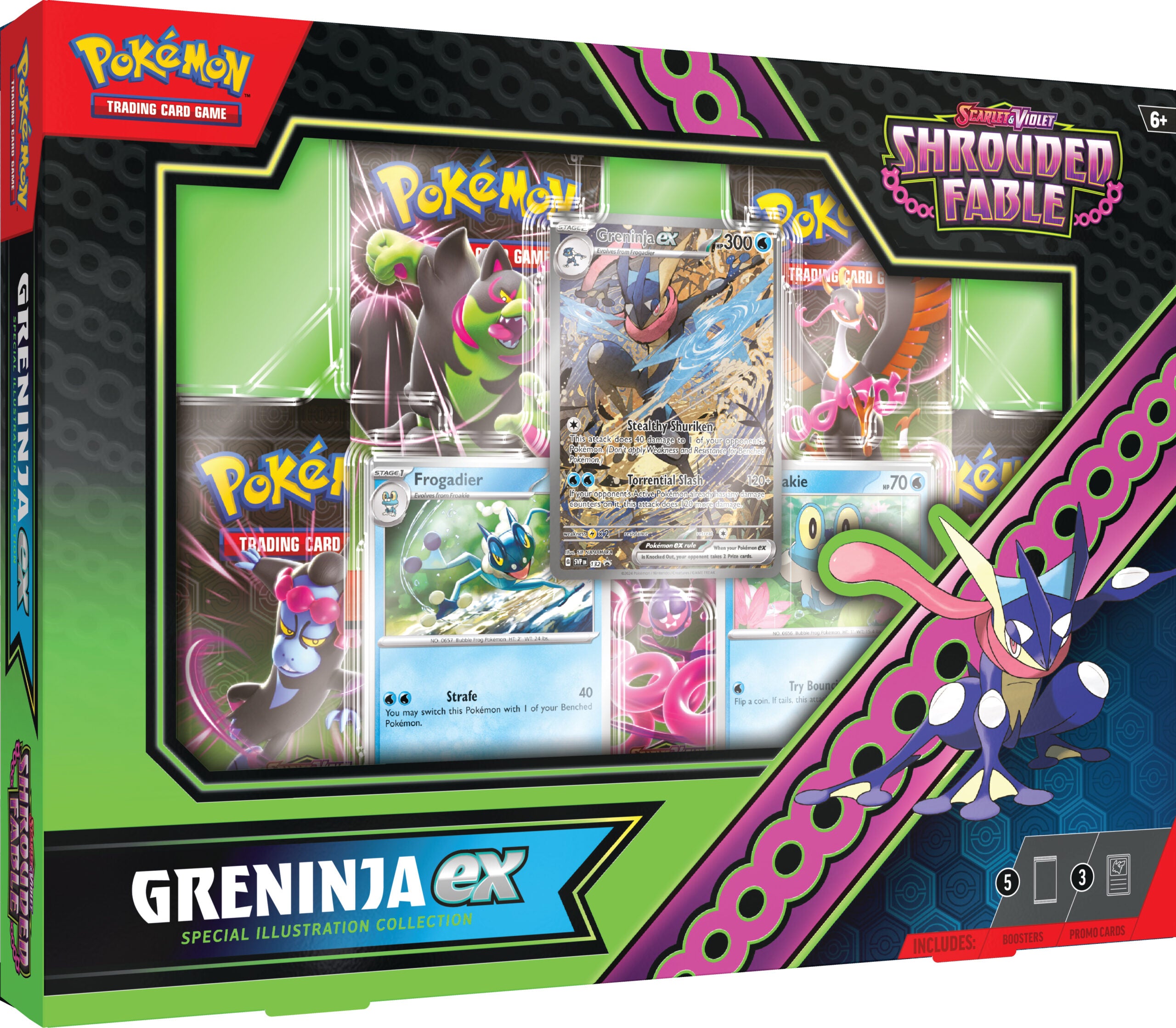 Scarlet & Violet: Shrouded Fable - Greninja Ex Illustration Collection | I Want That Stuff Brandon