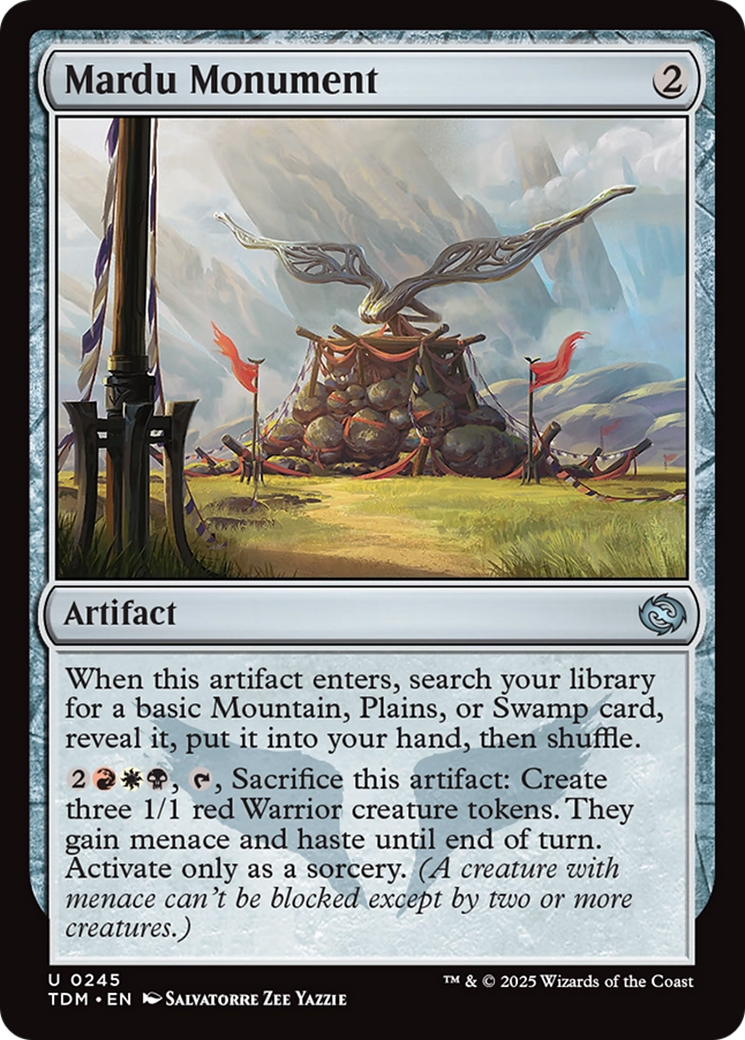 Mardu Monument [Tarkir: Dragonstorm] | I Want That Stuff Brandon
