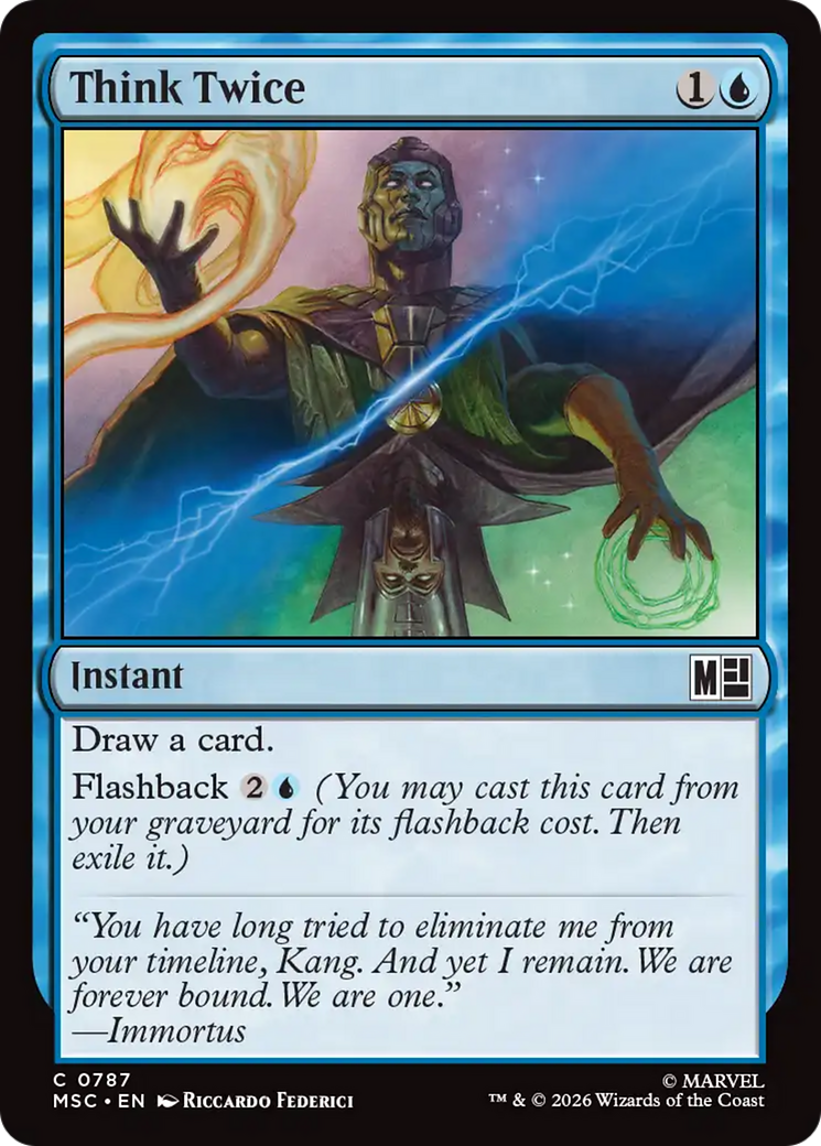 Think Twice [Marvel Super Heroes Commander] | I Want That Stuff Brandon