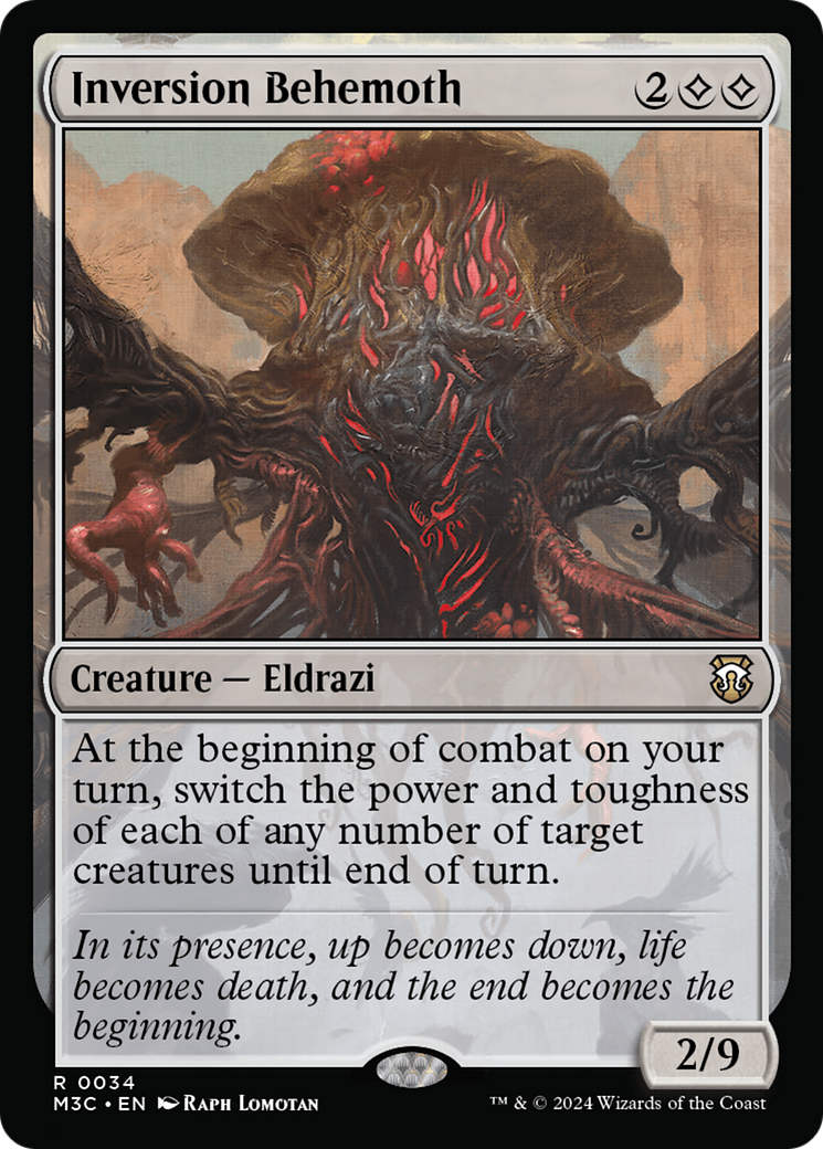 Inversion Behemoth [Modern Horizons 3 Commander] | I Want That Stuff Brandon