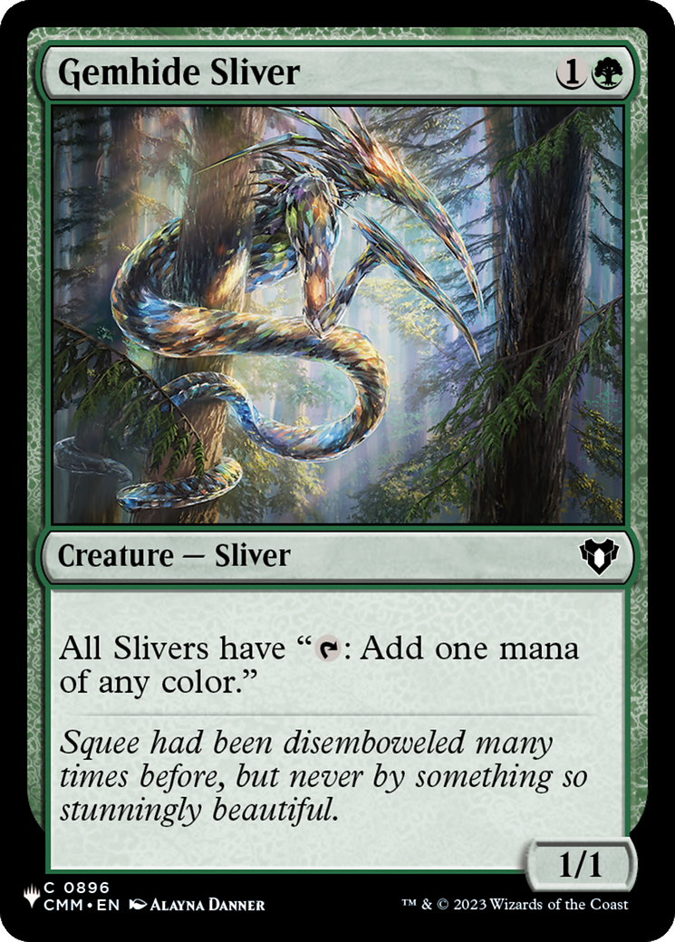 Gemhide Sliver (CMM) [The List] | I Want That Stuff Brandon