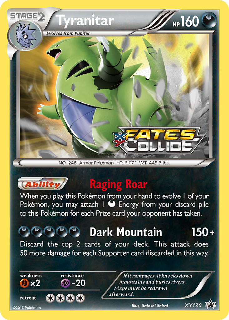 Tyranitar (XY130) [XY: Black Star Promos] | I Want That Stuff Brandon