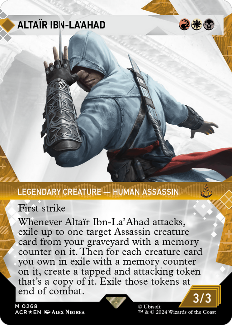 Altair Ibn-La'Ahad (Showcase) (Textured Foil) [Assassin's Creed] | I Want That Stuff Brandon