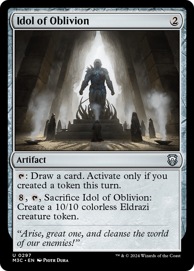 Idol of Oblivion (Ripple Foil) [Modern Horizons 3 Commander] | I Want That Stuff Brandon