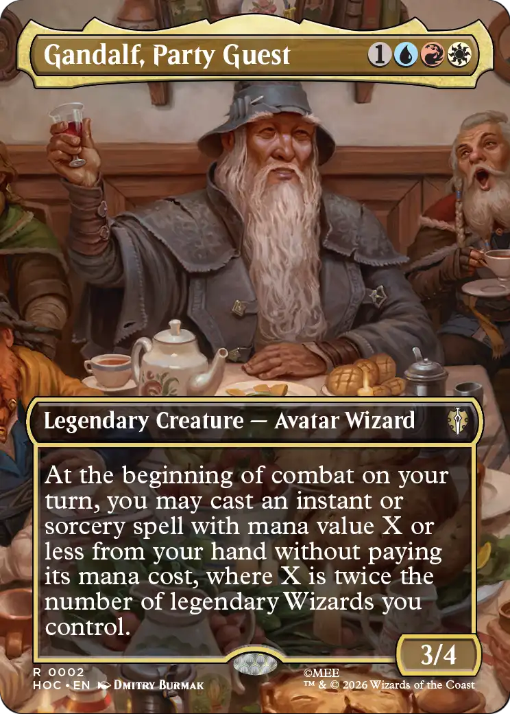 Gandalf, Party Guest (Borderless) [The Hobbit: Eternal-Legal] | I Want That Stuff Brandon