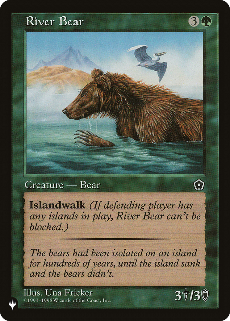 River Bear [The List Reprints] | I Want That Stuff Brandon