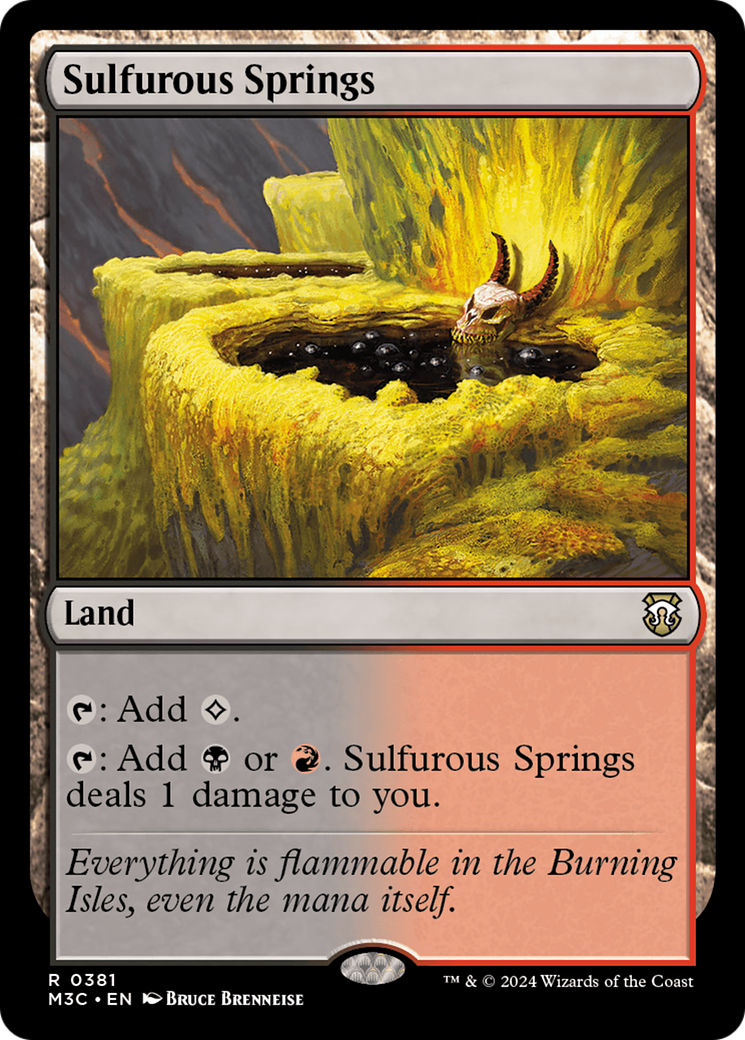 Sulfurous Springs (Ripple Foil) [Modern Horizons 3 Commander] | I Want That Stuff Brandon