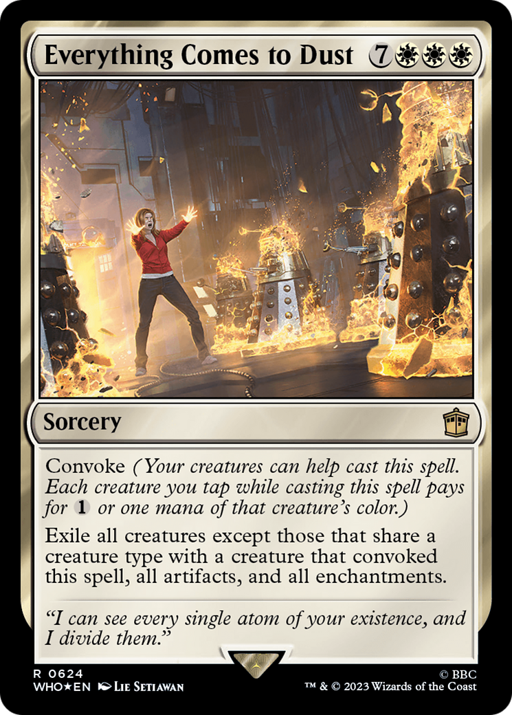 Everything Comes to Dust (Surge Foil) [Doctor Who] | I Want That Stuff Brandon