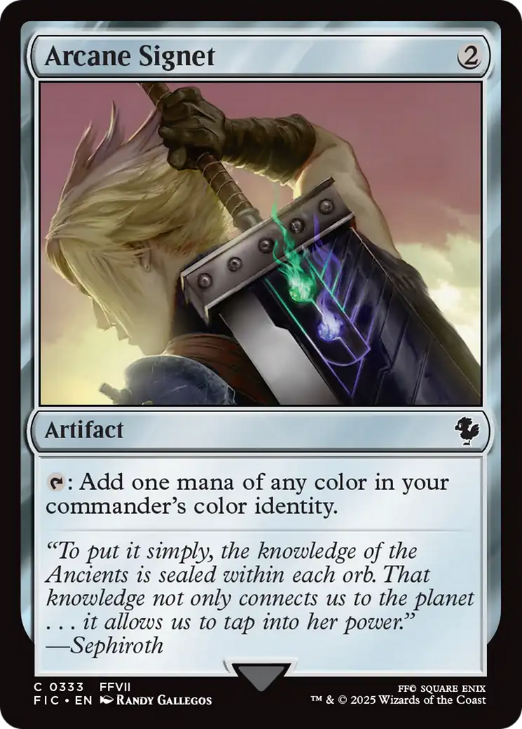 Arcane Signet (0333) [FINAL FANTASY Commander] | I Want That Stuff Brandon