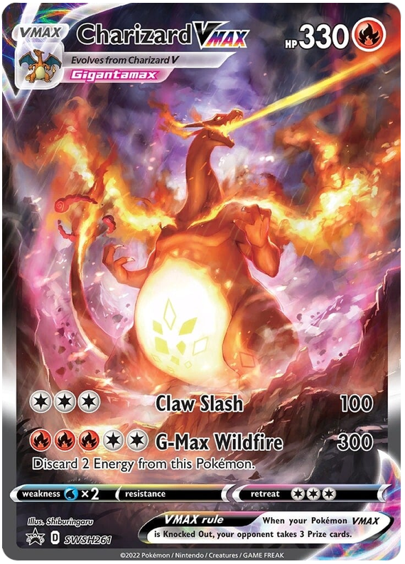 Charizard VMAX (SWSH261) [Sword & Shield: Black Star Promos] | I Want That Stuff Brandon