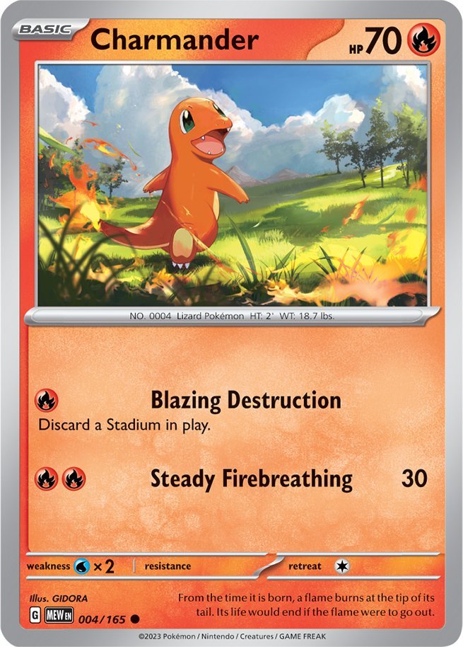 Charmander (004/165) [Scarlet & Violet: 151] | I Want That Stuff Brandon