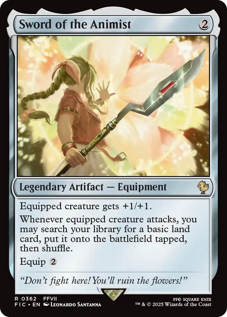 Sword of the Animist [FINAL FANTASY Commander] | I Want That Stuff Brandon
