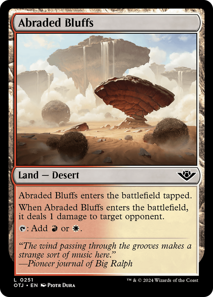 Abraded Bluffs [Outlaws of Thunder Junction] | I Want That Stuff Brandon