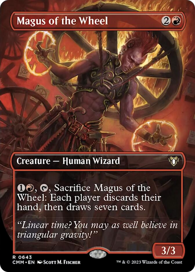 Magus of the Wheel (Borderless Alternate Art) [Commander Masters] | I Want That Stuff Brandon