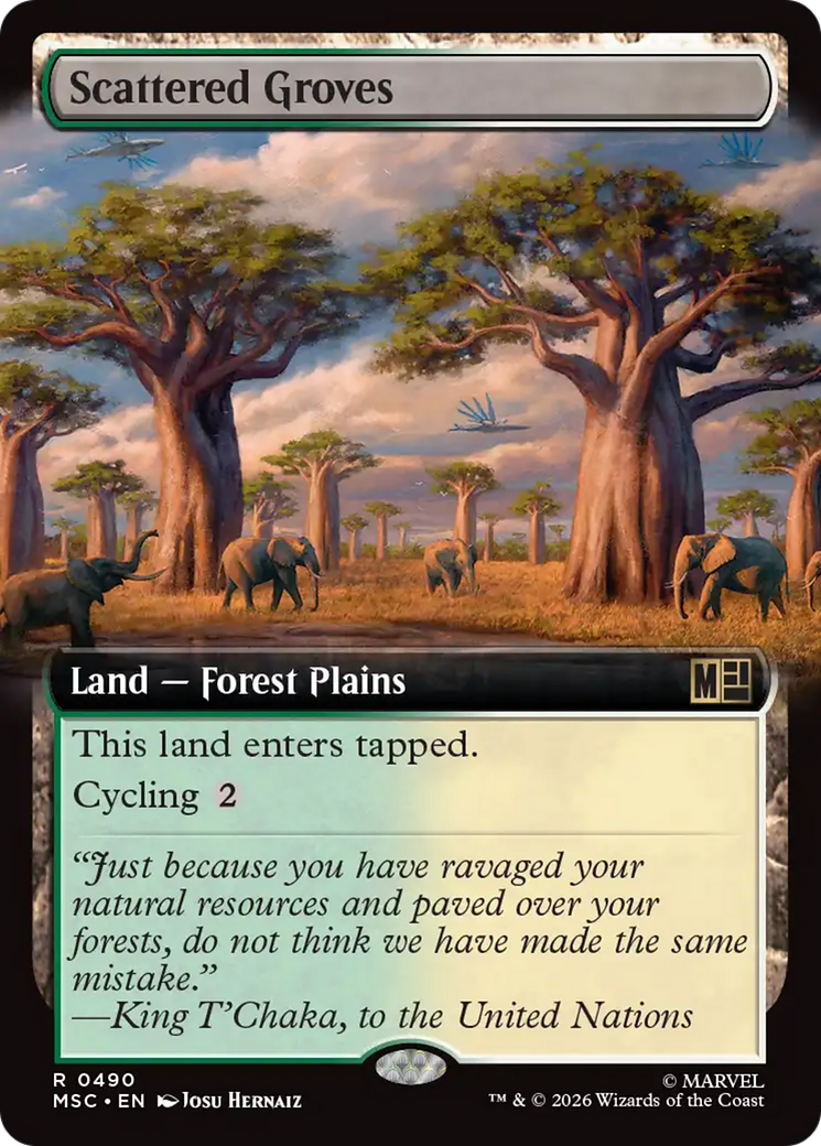 Scattered Groves (Extended Art) [Marvel Super Heroes Commander] | I Want That Stuff Brandon