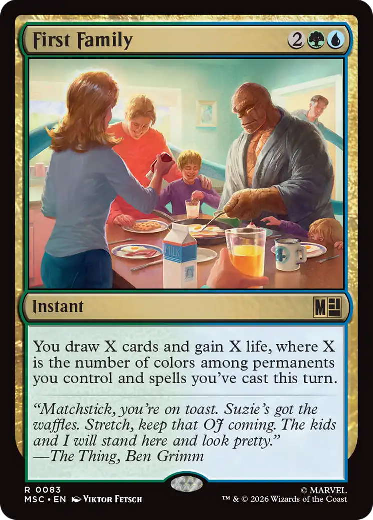 First Family (Surge Foil) [Marvel Super Heroes Commander] | I Want That Stuff Brandon