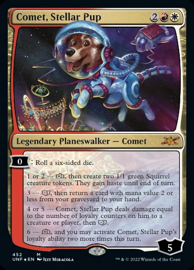 Comet, Stellar Pup (Galaxy Foil) [Unfinity] | I Want That Stuff Brandon