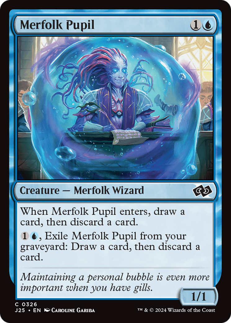 Merfolk Pupil [Foundations Jumpstart] | I Want That Stuff Brandon