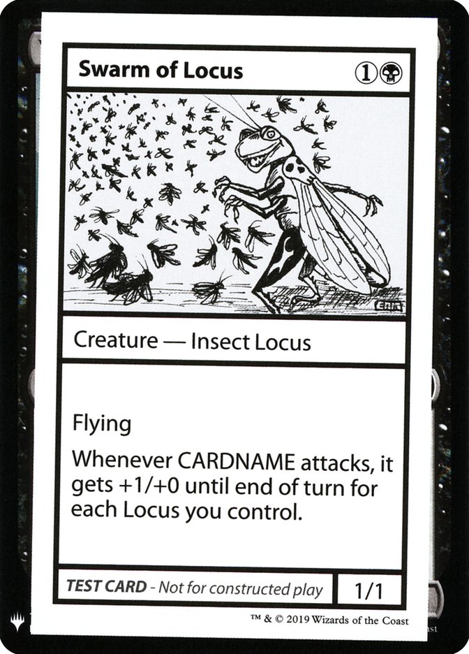 Swarm of Locus [Mystery Booster Playtest Cards] | I Want That Stuff Brandon