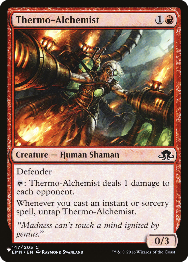 Thermo-Alchemist [The List Reprints] | I Want That Stuff Brandon