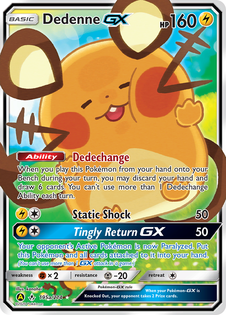 Dedenne GX (195a/214) [Alternate Art Promos] | I Want That Stuff Brandon