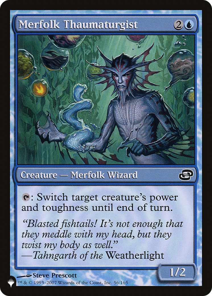 Merfolk Thaumaturgist [The List Reprints] | I Want That Stuff Brandon