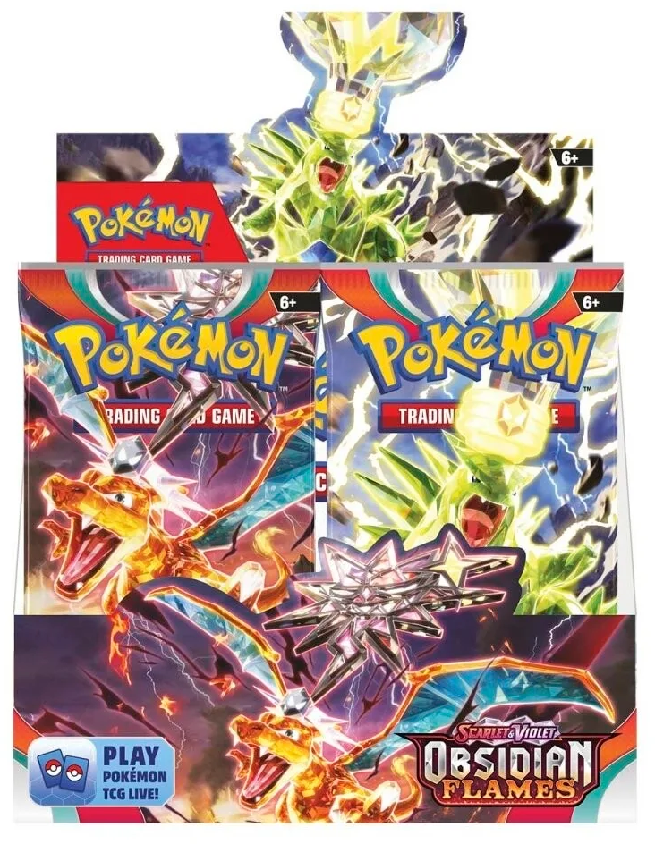 Scarlet & Violet: Obsidian Flames - Booster Box | I Want That Stuff Brandon