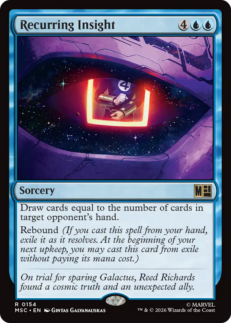Recurring Insight (Surge Foil) [Marvel Super Heroes Commander] | I Want That Stuff Brandon