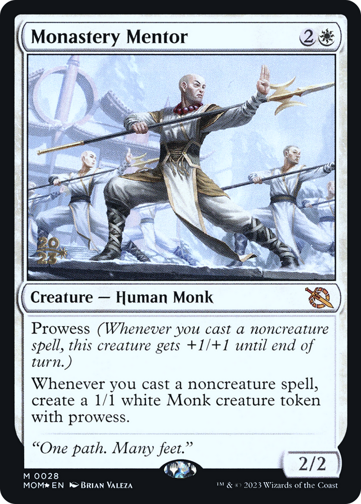 Monastery Mentor [March of the Machine Prerelease Promos] | I Want That Stuff Brandon