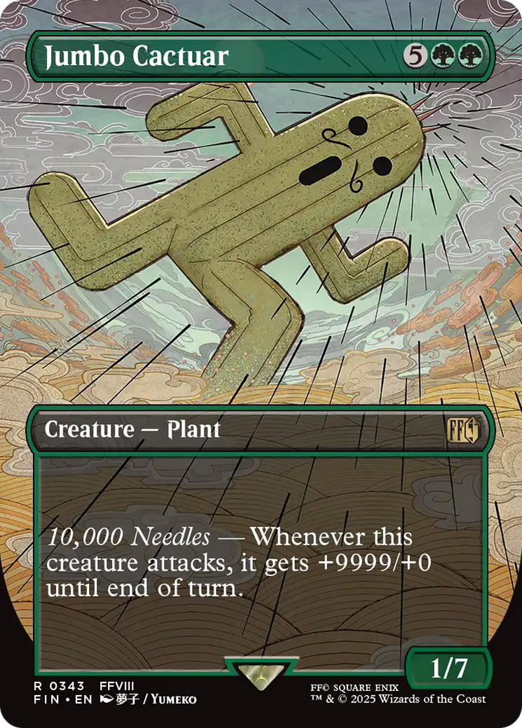 Jumbo Cactuar (Borderless) [FINAL FANTASY] | I Want That Stuff Brandon