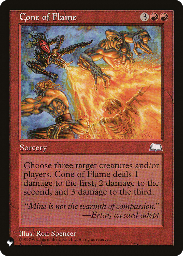 Cone of Flame [The List] | I Want That Stuff Brandon