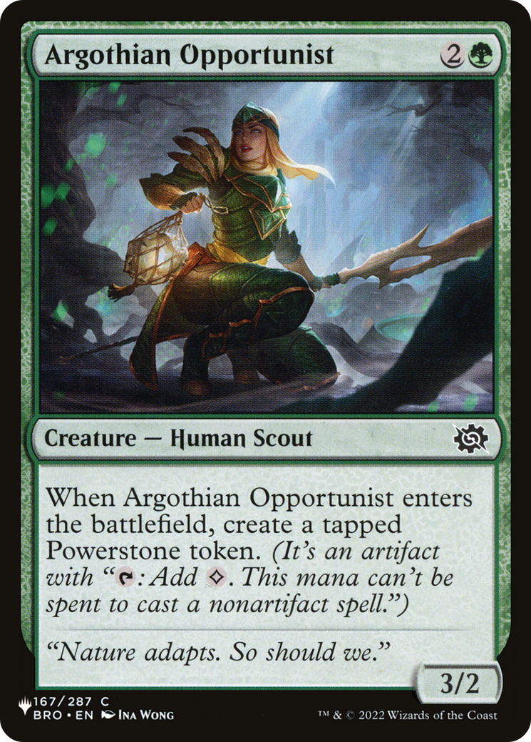 Argothian Opportunist [The List Reprints] | I Want That Stuff Brandon