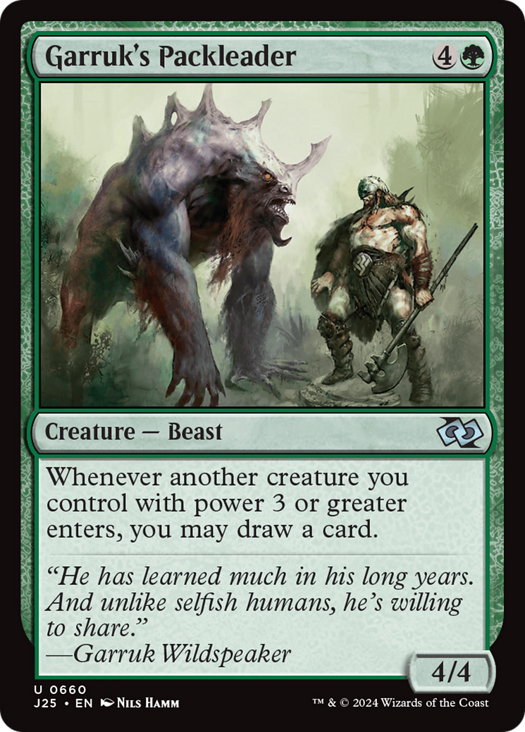 Garruk's Packleader [Foundations Jumpstart] | I Want That Stuff Brandon