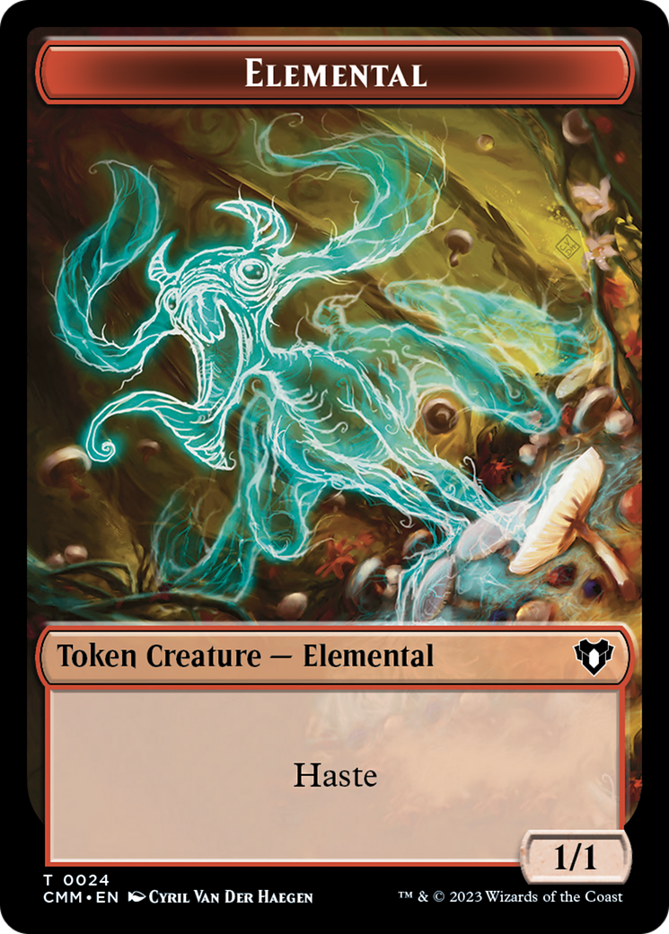 Elemental Token (24) [Commander Masters Tokens] | I Want That Stuff Brandon