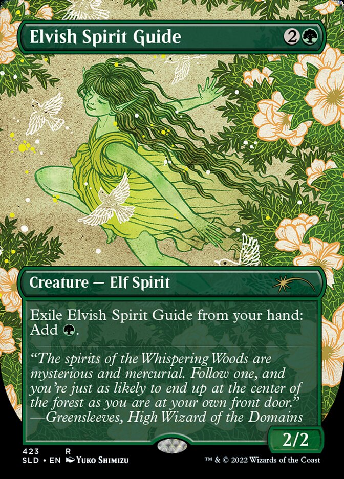 Elvish Spirit Guide (Borderless) [Secret Lair Drop Series] | I Want That Stuff Brandon