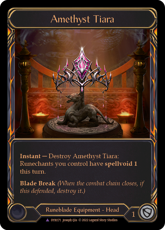 Amethyst Tiara (Marvel) [DYN171] (Dynasty)  Cold Foil | I Want That Stuff Brandon