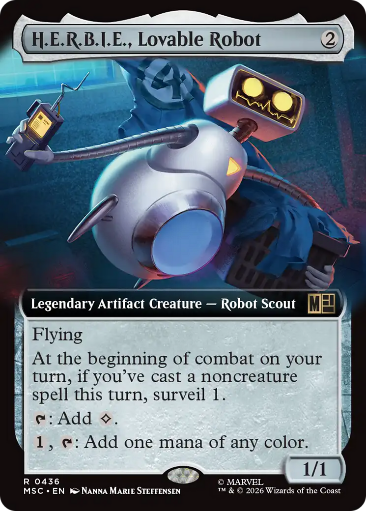 H.E.R.B.I.E., Lovable Robot (Extended Art) [Marvel Super Heroes Commander] | I Want That Stuff Brandon