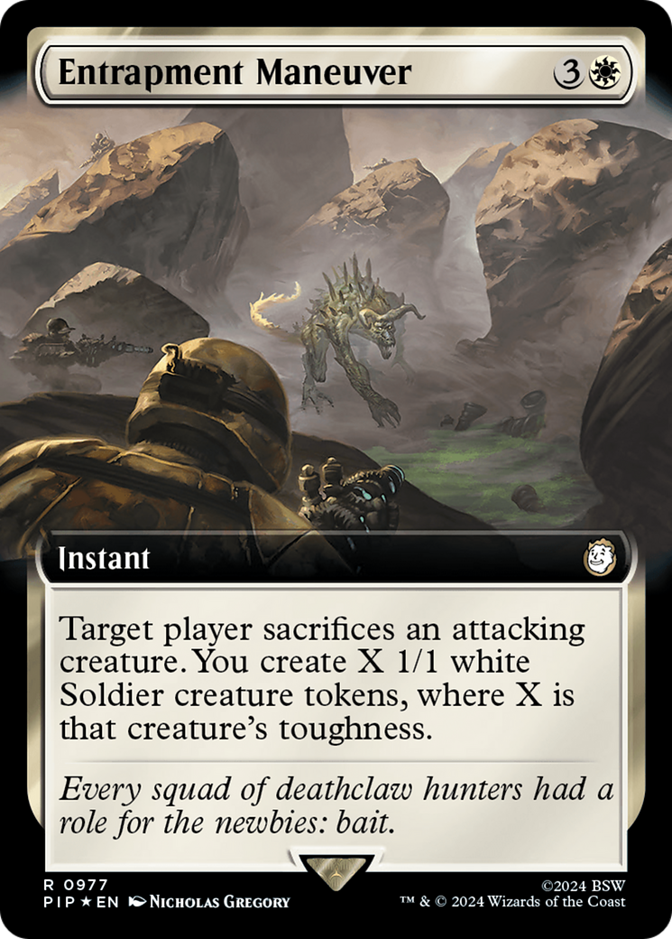 Entrapment Maneuver (Extended Art) (Surge Foil) [Fallout] | I Want That Stuff Brandon