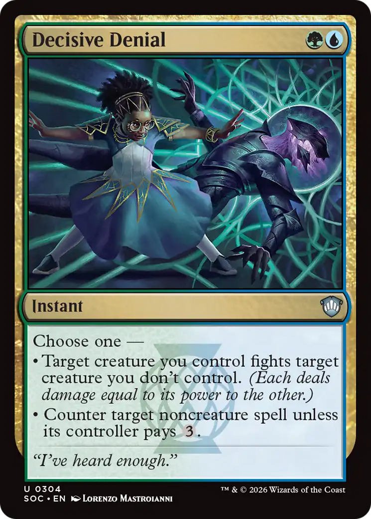 Decisive Denial [Secrets of Strixhaven Commander] | I Want That Stuff Brandon