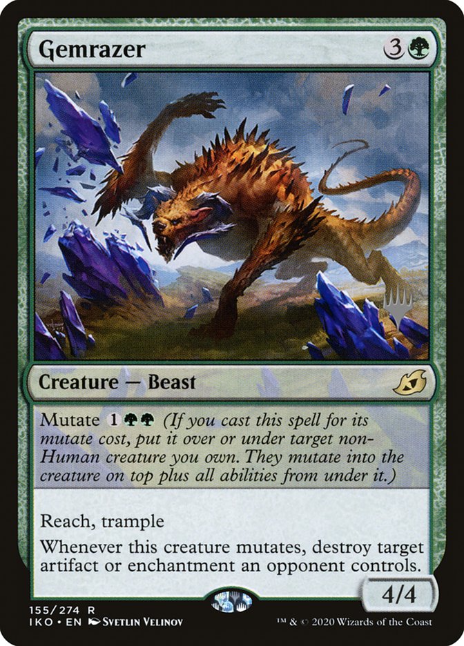 Gemrazer (Promo Pack) [Ikoria: Lair of Behemoths Promos] | I Want That Stuff Brandon
