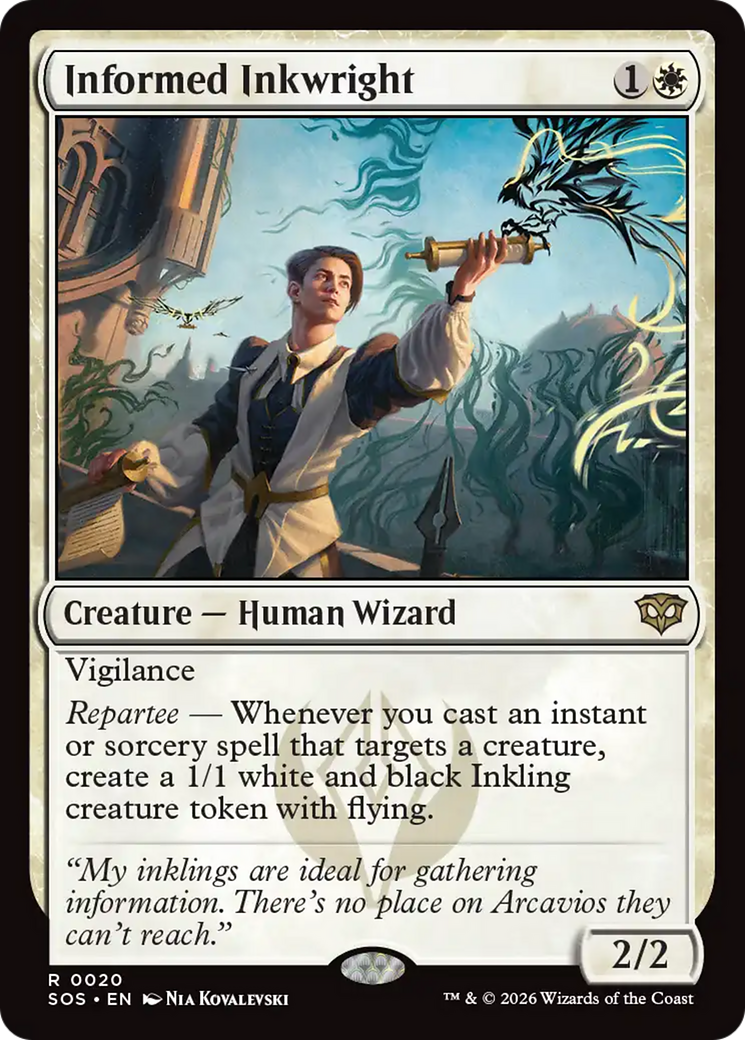 Informed Inkwright [Secrets of Strixhaven] | I Want That Stuff Brandon