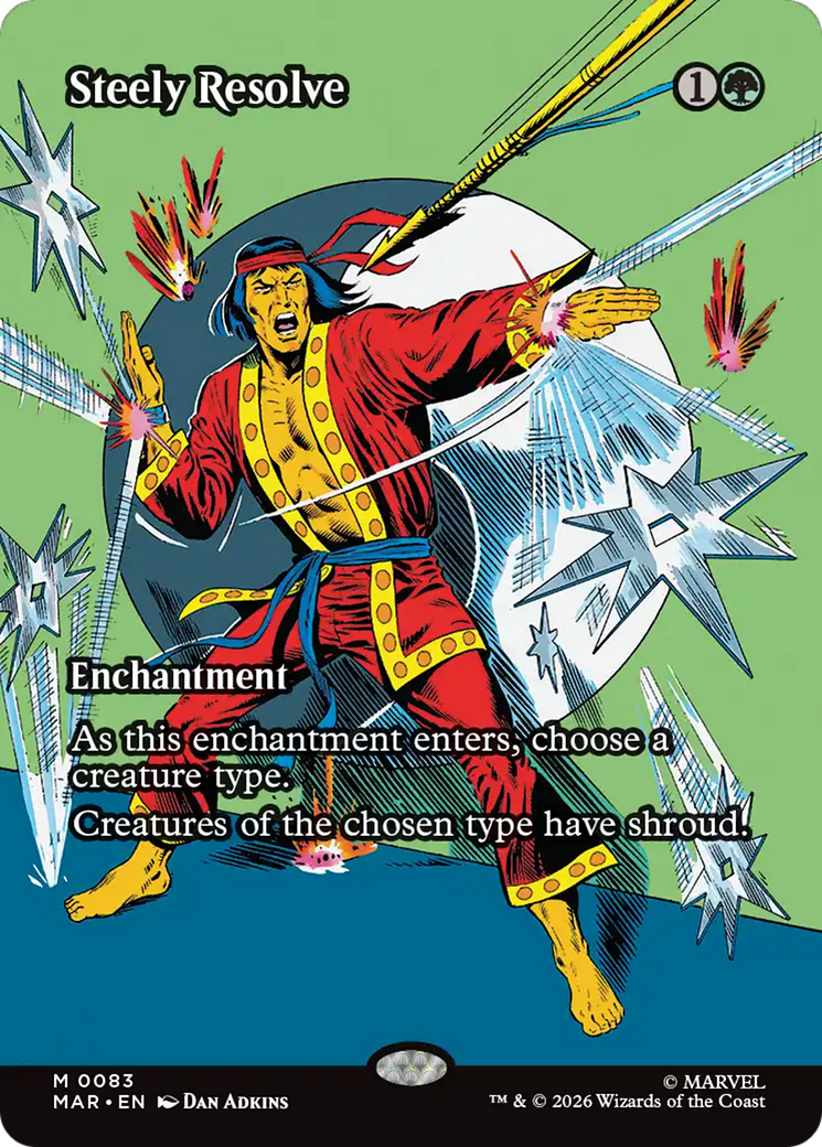 Steely Resolve (Borderless) [Marvel Universe: Eternal-Legal] | I Want That Stuff Brandon