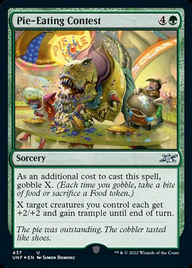 Pie-Eating Contest (Galaxy Foil) [Unfinity] | I Want That Stuff Brandon