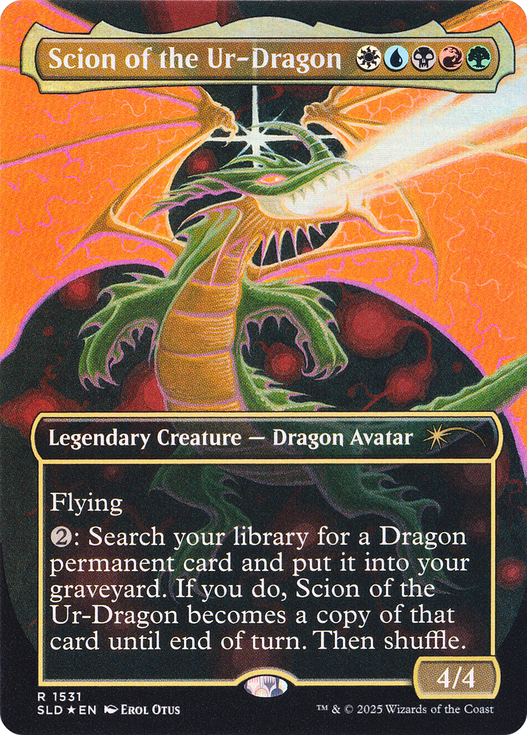 Scion of the Ur-Dragon (Rainbow Foil) [Secret Lair Drop Series] | I Want That Stuff Brandon