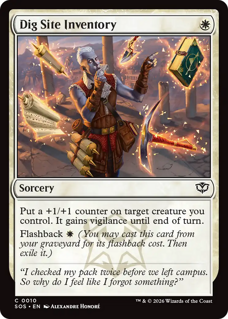 Dig Site Inventory [Secrets of Strixhaven] | I Want That Stuff Brandon