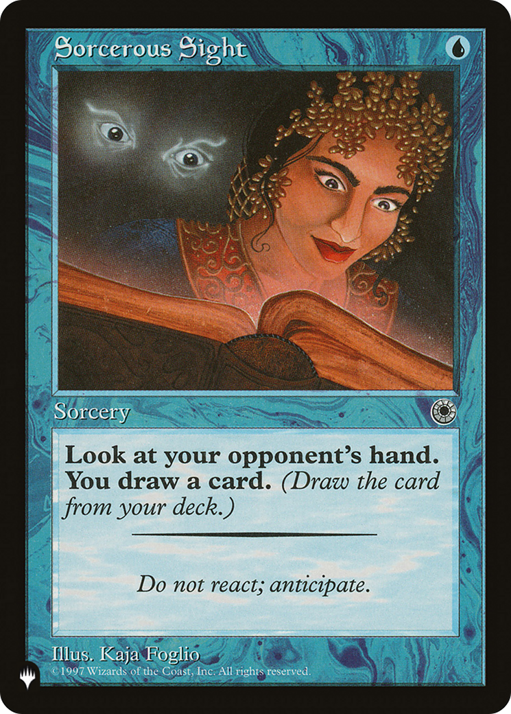 Sorcerous Sight [The List Reprints] | I Want That Stuff Brandon