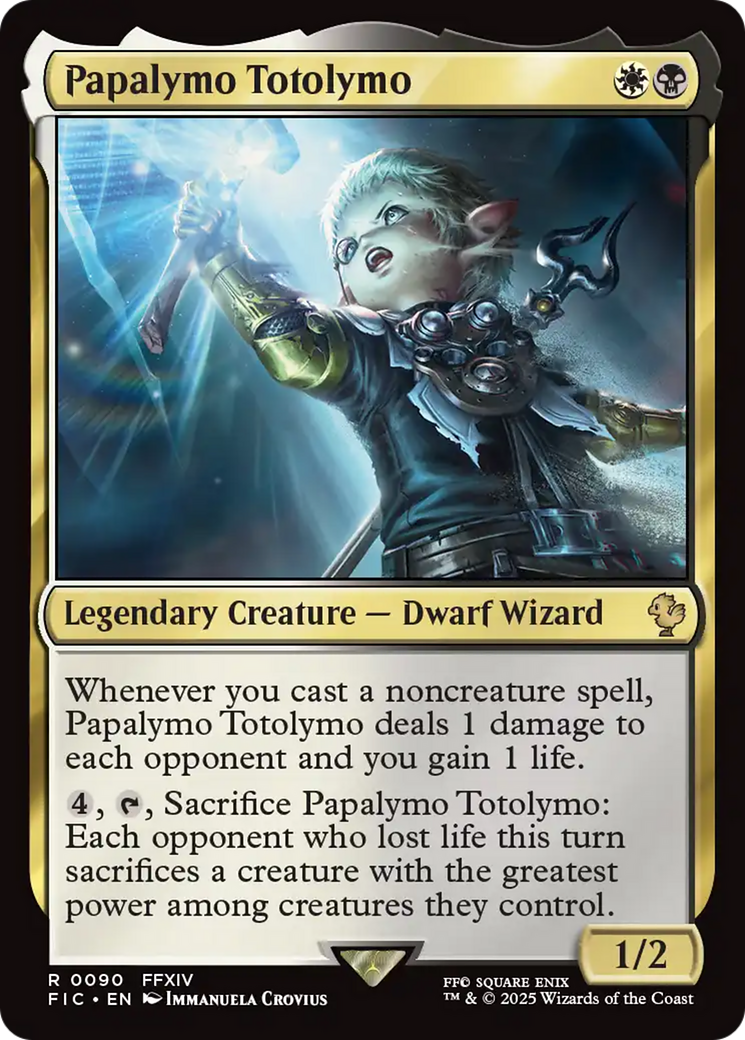 Papalymo Totolymo [FINAL FANTASY Commander] | I Want That Stuff Brandon