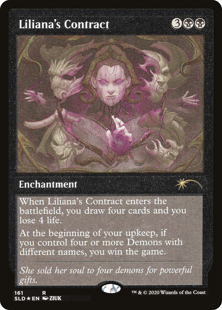 Liliana's Contract (Foil Etched) [Secret Lair Drop Series] | I Want That Stuff Brandon